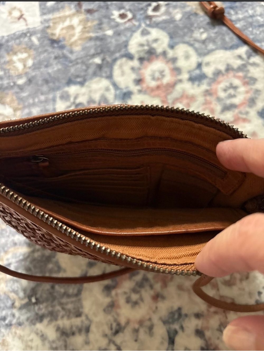 Latico Leathers Hope Crossbody in Cognac - Picture 3 of 3